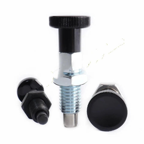 Built Tough Retractable Plunger Handle Spring Pins Featuring Dead Nuts Precision Indexing And Slick Self Resetting Action for CNC jigs