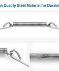 Washer Front Panel Door Boot Spring Clamp Assembly 2W20017E Compatible With LG And Kenmore Washers, steel material shown.