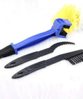 All In One Chain Cleaner Tool Set For Motorcycle And Bicycle Maintenance Quick And Mess Free Kit with 3 sided brush heads