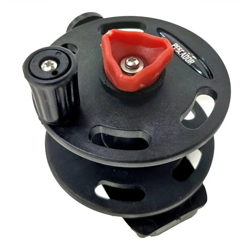 Universal Composite Speargun Reel 30M For Spearfishing Go To Reel That Fits Most Spearguns Black With Sliding Stainless Guide