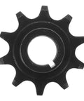 80cc Mini Motorcycle Chain Sprocket 10 Tooth Steel Gear for Go Kart and Mini Bike Upgrade, High Compatibility, Easy Install, Rear Replacement Part for Two Stroke Power Boost and Smooth Ride, black 10-tooth steel sprocket