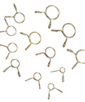 Heavy Duty Fuel Line Clip Set With 420 Manganese Steel Spring Wire Clips For 5mm To 14mm Hoses