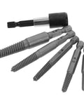 Top Rated Parliky Broken Bolt Extractor Set Featuring Durable Steel Build, Includes #1 Through #5 Sizes, steel screw extractors