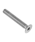 Titanium M6x40mm Countersunk Hex Socket Cap Screws Set - Flat Head Bolts, 12mm Head Diameter, DIN7991, for Bikes and DIY