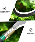 Close-up of Two Piece Manganese Steel Weeding Sickle With Short Handle Grass Cutter, highlighting blade and handle durability.