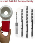 Drill Dust Collector Box For Picture Hanging And Home Renovations Keeps Dust Off Floors And Benches with drill bit compatibility