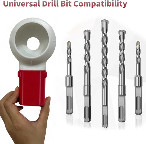 Drill Dust Collector Box For Picture Hanging And Home Renovations Keeps Dust Off Floors And Benches with drill bit compatibility