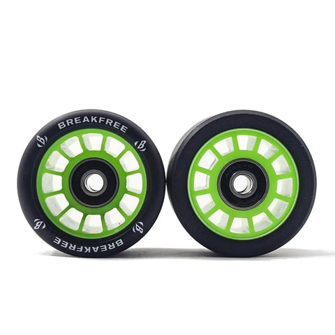 8 Pack Roller Skate Wheels 62mm X 42mm 90A High Rebound With Bearings And Mounting Tools ABEC 11-608 Installed For Indoor Or Outdoor Use