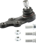 Heavy Duty Suspension Ball Joint With Forged High-Strength Construction For Smooth Operation Chloroprene Rubber Boots For Durability And Precision Micron-Toleranced Machining For Long-Lasting Steering Performance, black steel with bolts