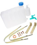 Components of 9L Portable Water Container With Built-In Faucet, Hand Wash Station for Truckers and Outdoor Adventurers