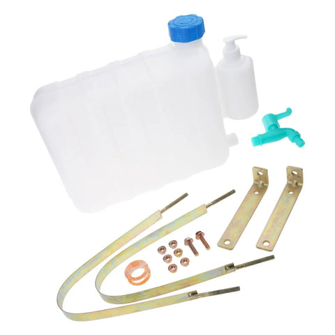 Components of 9L Portable Water Container With Built-In Faucet, Hand Wash Station for Truckers and Outdoor Adventurers