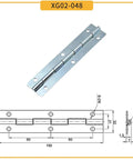 Heavy Duty Equipment Cabinet Concealed Door Hinge Docking Folding Iron Hinge for Smooth Quiet Opens with technical drawing