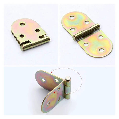 Heavy Duty 180 Degree Metal Folding Tabletop Hinges For Table And Cabinet, smooth 180 degree opening, galvanized finish