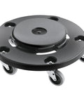 Replacement Casters For Brute Trash Bin Dollies Set Of 5 3 Inch Swivel Stem Wheels With 375 Lbs Capacity Per Set Compatible With FG264000BLA 2640