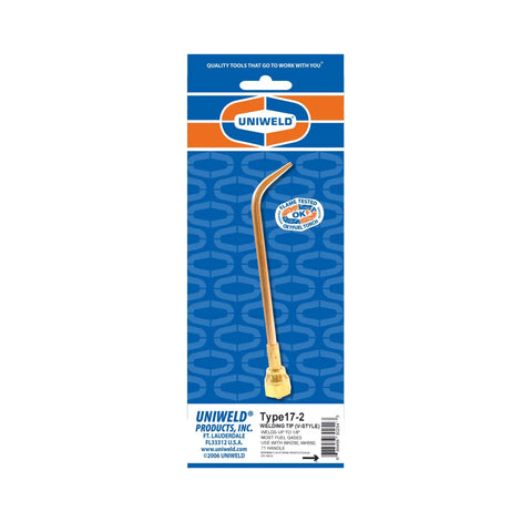 Type 17 2 Weld Braze Tip Number 2, USA Made And 100 Percent Flame Tested, in packaging, compatible with 71/WH550 handles