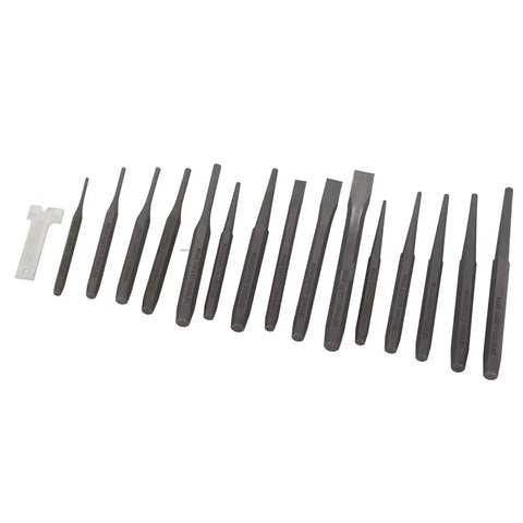 16 Piece Mechanics Punches And Chisel Set With Taper Punch, Pin Punch, Center Punch And Cold Chisels for Metal and Wood DIY