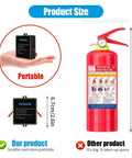 Compact Auto Fire Extinguisher That Activates In Three To Five Seconds For Cars Boats And Electrical Panels Eco Friendly And Clean Fire Suppression For Engine Compartments Cabins And Small Spaces Easy Automatic Safety Gear You Can Trust product size comparison with traditional extinguisher