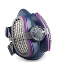 Half Mask Respirator S M With Single Filter For Welding Grinding And Painting On The Job Site Pro Grade Protection