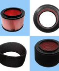 Fine Dust Cartridge Filter For Vacmaster Beast 5 Gallon Wet Dry Vac Series VF408 VF410P VFB511B 0201 And Cleva Industrial VF408B image