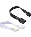 Beefy PCIe to 8 Pin Extension Cable Featuring Tinned Copper Conductors for Steady Gpu Power Delivery and Flame Retardant PVC Jacket.