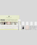 Complete Starter Nail Kit For At Home Manicures with nail prep, base coat, top coat, ridge filler, revive polish, and top coat thinner