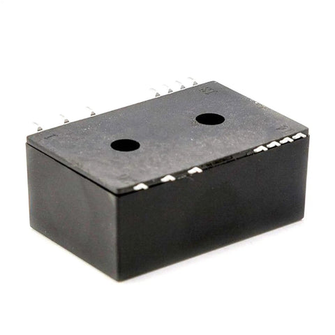Straight Up Reliable 12V AC DC Switching Power Supply 3W PCB Mount with compact black housing and connection pins.