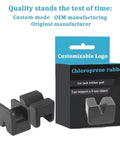 Four Rubber Car Jack Stand Pads With Grooved Design And Non Slip Surface Floor Jack Support Adapters for automotive frame