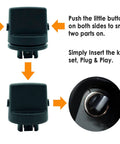 Keyless Ignition Switch Knob For Mitsubishi Lancer 2008 2017 And Outlander 2007 2013 Push Start Button Cap Replacement Insert installation