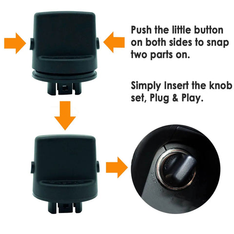 Keyless Ignition Switch Knob For Mitsubishi Lancer 2008 2017 And Outlander 2007 2013 Push Start Button Cap Replacement Insert installation