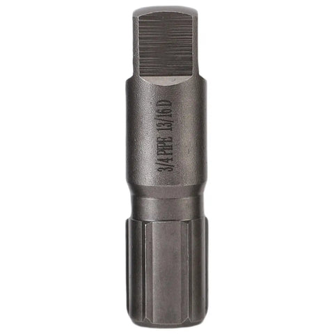 Awesome 6-Piece Pipe Extractor Kit To Slash Broken Screw Removal Hassles For 1/8-Inch To 1-Inch Pipes With Tough Storage Case For Home Pros. Cr-Mo steel extractor bit, 3/4-inch size
