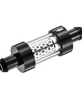 Inline Five Eighth Inch Coolant Filter With Stainless Steel Screen Universal Filter with glass housing and aluminum body