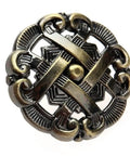 Old School Antique Brass Hollow Door Knob For Cabinets And Drawers, Vintage Wardrobe And Kitchen Handle, Lightweight Alloy