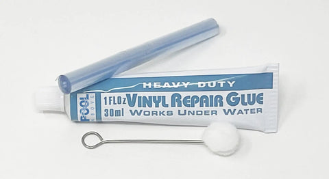 Heavy Duty Vinyl Patch Kit For Pools And Inflatables with 30ml adhesive tube and applicator