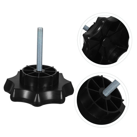 Spare Tire Bolt Replacement Clamp For Secure Tire Mounting High Strength Spare Tire Bolt Adapter with durable black plastic base