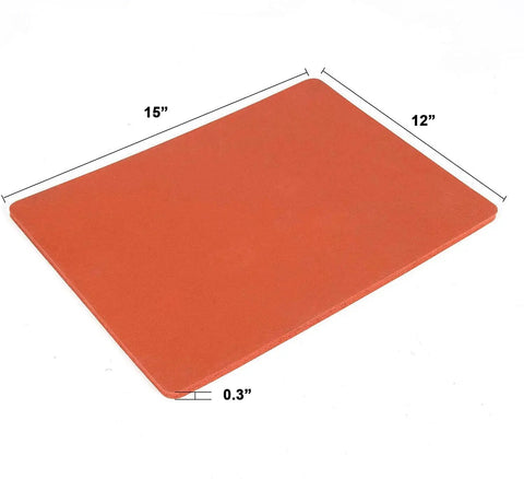 12x15 Inch Heavy Duty Silicone Heat Press Pad Replacement For Heat Transfer Machines Non Toxic Odorless Pad With Flat Surface Durable 0.315 Inch