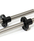 TR8x2 POM Lead Screw Nut Set Black Plastic 8mm Diameter, 2mm Pitch for 3D Printer and CNC Machine Parts, close-up view