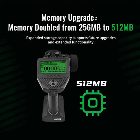 10 Channel RC Transmitter With 11 Channel Receiver 2.4GHz LCD Display and memory upgrade to 512MB shown on screen