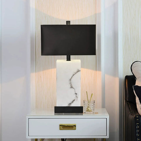 Dope Black 24 Inch Touch Table Lamps Set Of 2 With USB Ports, 3 Way Dimmable Bedside Nightstand Lights Faux Silk Shade
