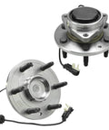 RWD Front Wheel Bearing Hubs Replacement Kit For Chevy Silverado 1500 GMC Sierra 1500 Tahoe Suburban Yukon XL Escalade ESV Cadillac Direct Fit Two Pack Hubs