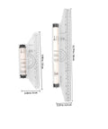 Badass Transparent Rolling Ruler And Drafting Kit For Slick Parallel Lines Precise Protractor Angles Smooth Arc Tracing Multi Function Layout Tool 2 Pack For Creators, clear plastic rulers measuring 11.81x2.55 in and 5.90x2.36 in.