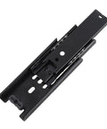 Heavy Duty 4 Inch 6 Inch And 8 Inch Ball Bearing Telescopic Drawer Slides Set For Kitchen Cabinets Wardrobes And Furniture, black steel rail