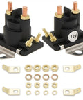 12V Two Pack Power Trim Solenoid Switch 89-96158T Replacement for Outboard Motors 35-275 HP with mounting hardware