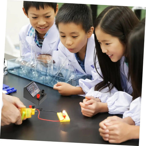 Students engaging with Physics Learning Kit for Electricity Experiments Set For School Science Education And Home Lab Use
