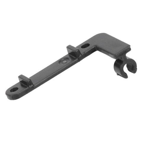 Black PTZ Soft Cable Pressing Parts and Fastener Clip for Drone Repair Quick Swap Design Hassle Free Installation for Mini 2 Gimbal Maintenance Durable Plastic Retainer Clips, side view of clip.