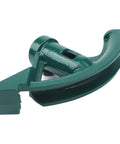 Ergonomic Manual Pipe Bender For Carbon Steel Water Gas Electrical Tubes, green heavy-duty steel bender tool detail.