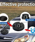 NMO Antenna Mount Magnetic Base 90mm With PL259 Connector 16.4ft Coax Cable displayed on car roof, shows anti-corrosion and waterproof features.