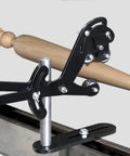 Wood Lathe Steady Rest With Neoprene Ball Bearing Wheels For Vibration Reduction Lathe Stabilizer Center Frame Spindle Improves Safety And Smoothness