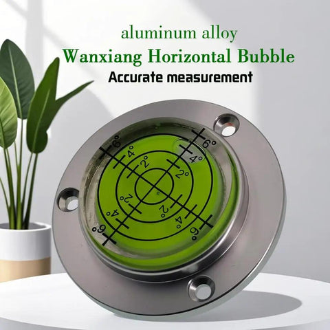 Aluminum Alloy Universal Level Tool with Magnetic Base and Water Bead Bubble Level, 50mm Quasi Straight Through Design