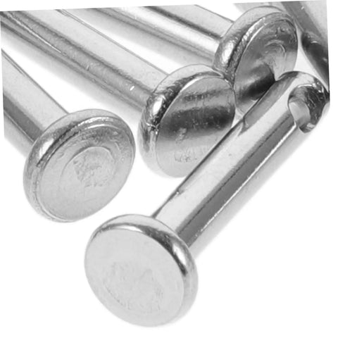 Close-up of 10 Pack Stainless Steel Clevis Pins M3x16 M3x20 Flat Head Single Hole Clamps For Scaffolding And Machinery Heavy Duty Rigging Hardware No Sweat Setup Tough As Nails Industrial Build.