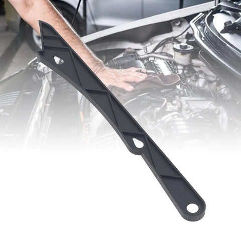 Two Pack Table Saw Push Sticks Safety Woodworking Push Blocks shown in front of car engine, durable ABS construction part